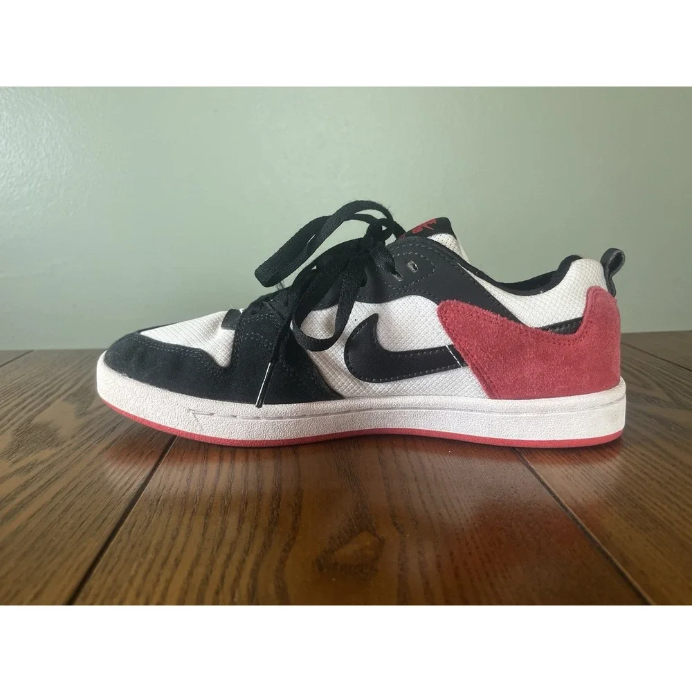 Nike Boys Alleyoop SB CJ0883-102 White Casual Shoes Sneakers Size 7Y Women's 8.5